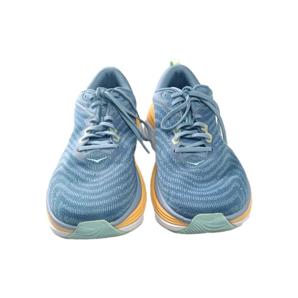 HOKA Gaviota 5 Wide Shoes Men's Size 10.5 2E Shifting Sand-Eggshell Blue - Picture 4 of 7